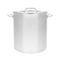 40QT Polished Stainless Steel Stock Pot with Lid H3790