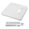 14" x 14" White Roof Vent Cover G521
