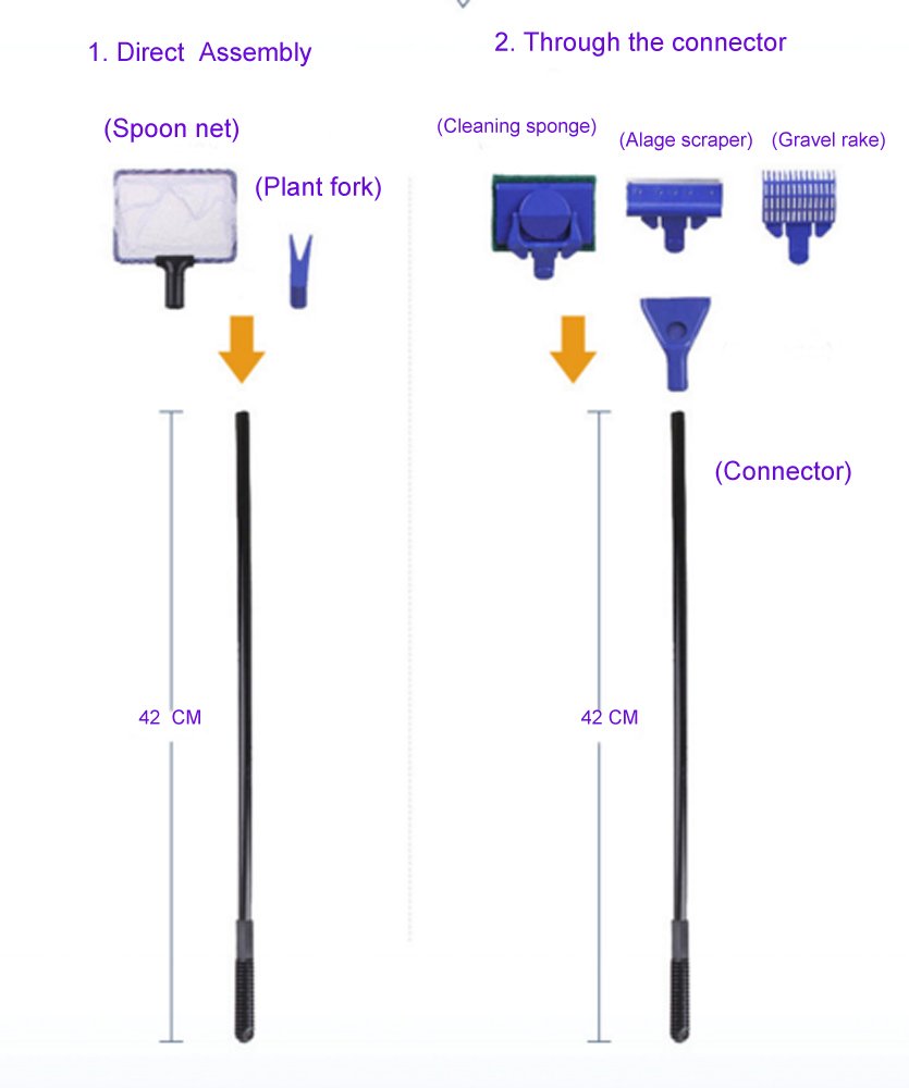 5 in 1 Aquarium Fish Tank Cleaning Kit G2651