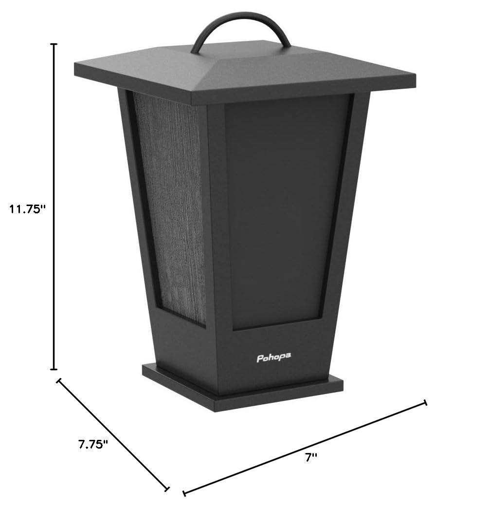 Pinao Black Waterproof Bluetooth Speakers 2 Packs 20W with LED Lights Y712
