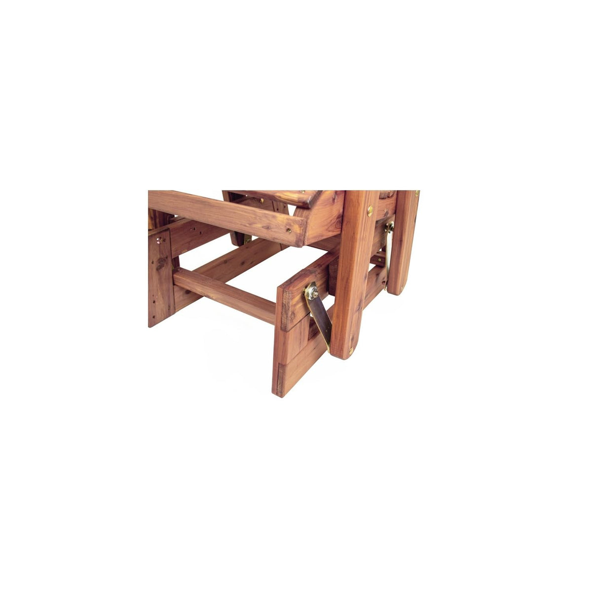 Cedar Fan-Back Outdoor Rocker M738