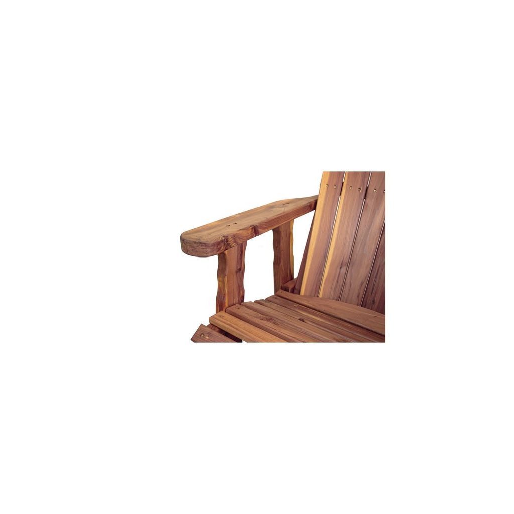 Cedar Fan-Back Outdoor Rocker M738
