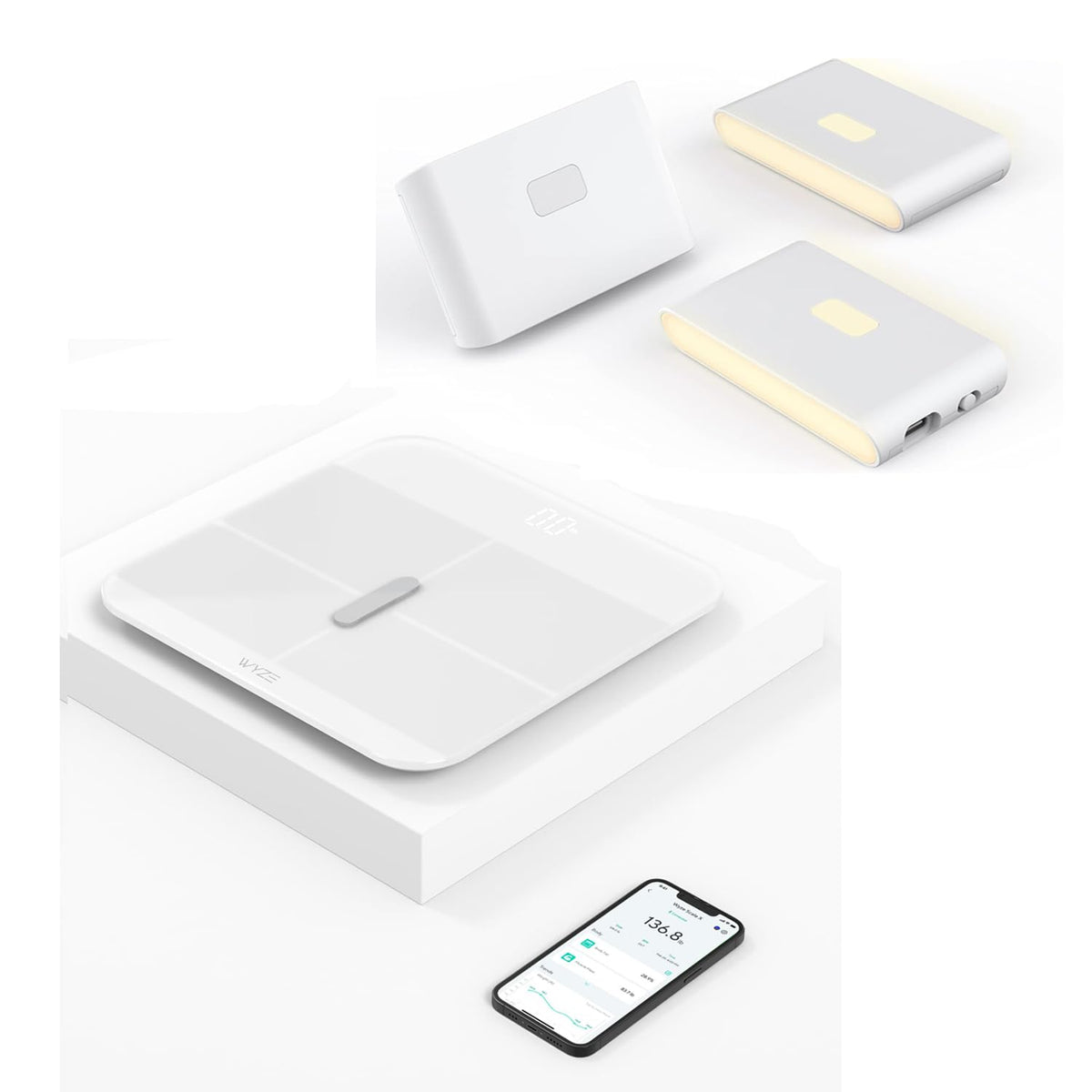 Smart Scale & 3 Pack Night Light O348