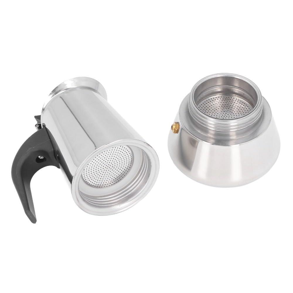 4 Cup Stainless Steel Stovetop Moka Pot V2319