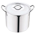 12 Quart Stainless Steel Stock Pot with Metal Lid E1358