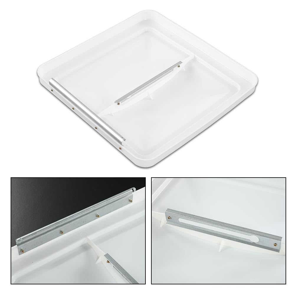 14" x 14" White Roof Vent Cover G521