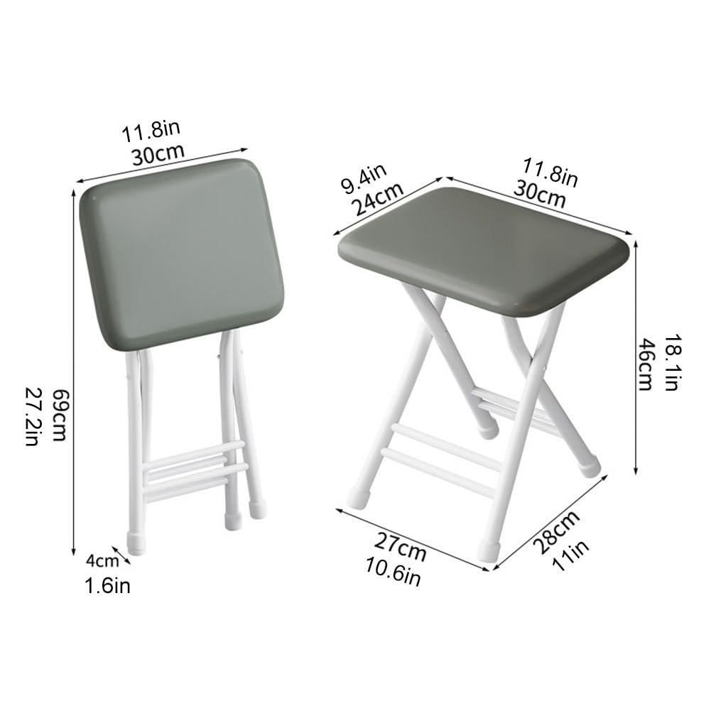 Black 18 inch Folding Stool U348626