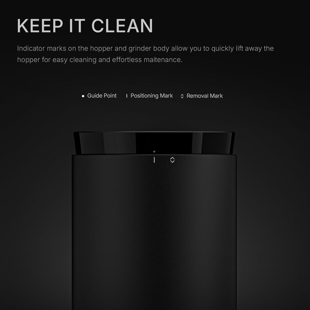 Portable Electric Burr Coffee Grinder with 30 Settings C761