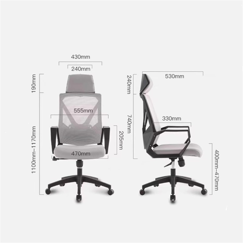 Ergonomic Mesh High Back Office Chair with Pillow T5932