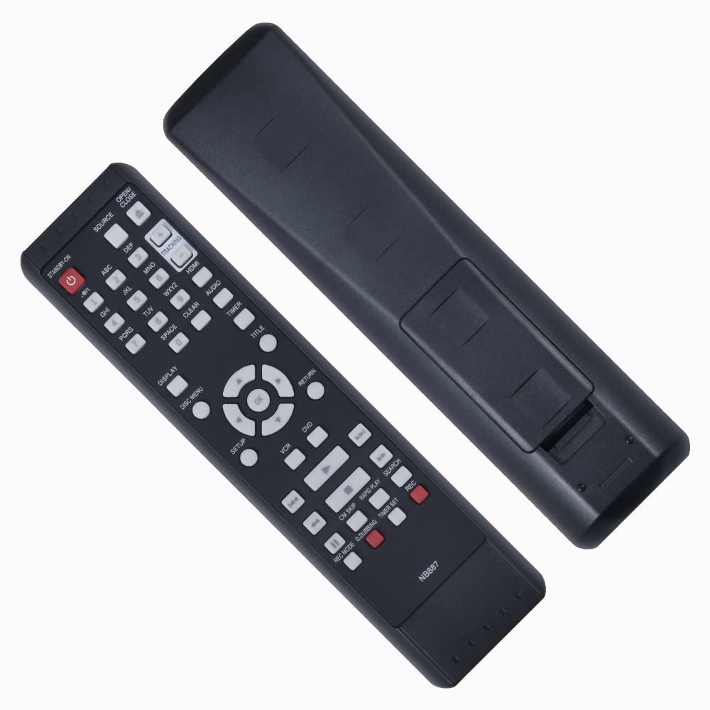Replacement Remote Control for Magnavox DVD VCR Combo Player L335774