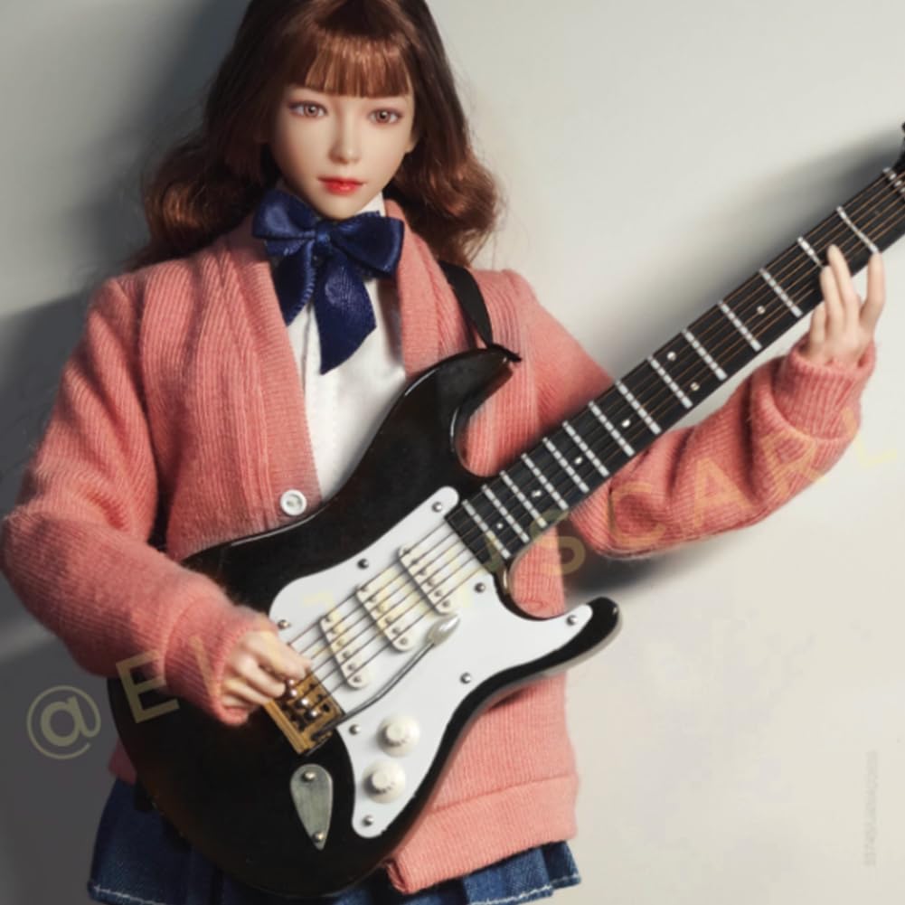 Black Miniature Bass Guitar Replica 1:4 Scale J12953