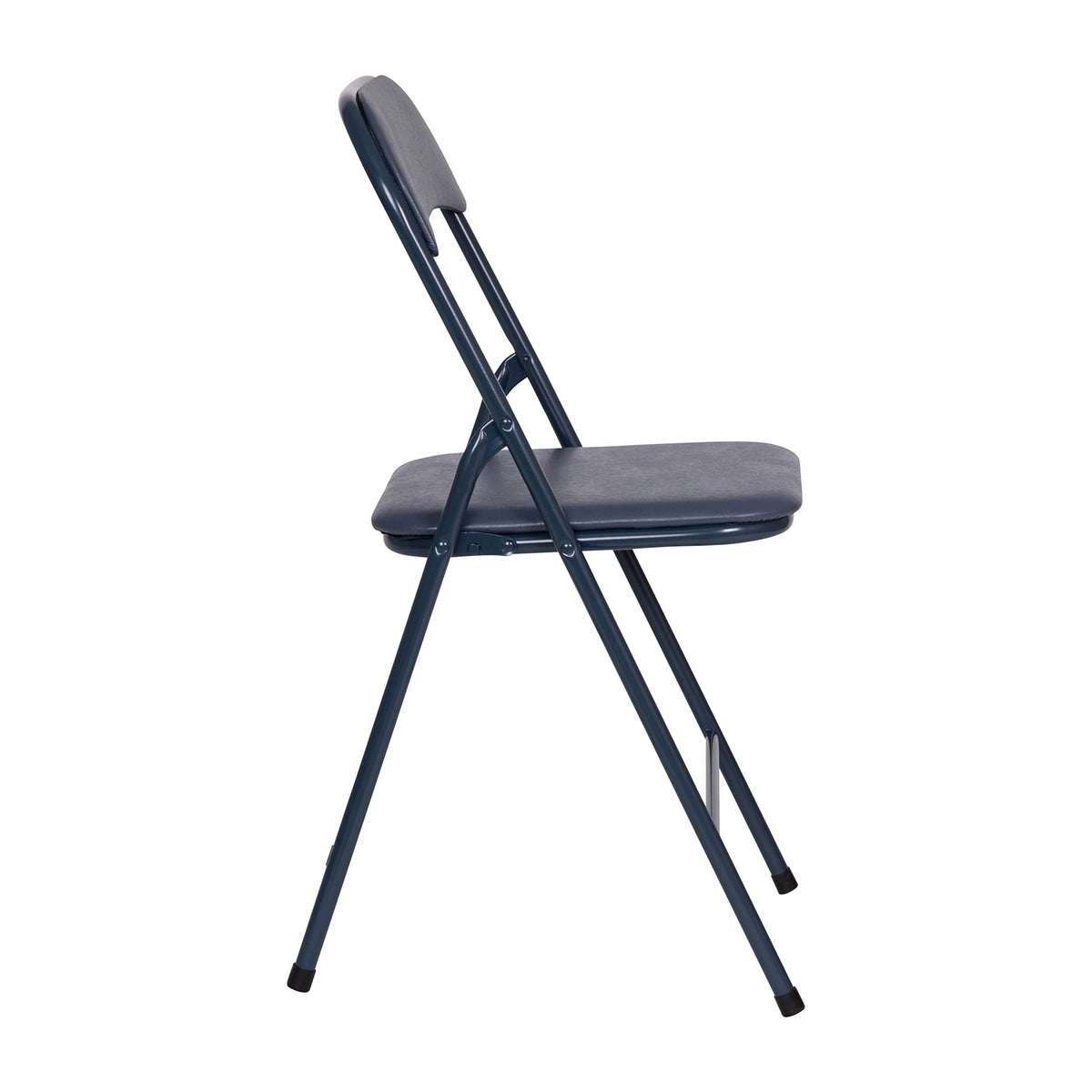 Navy Square Folding Card Table and Chairs Set Z407395