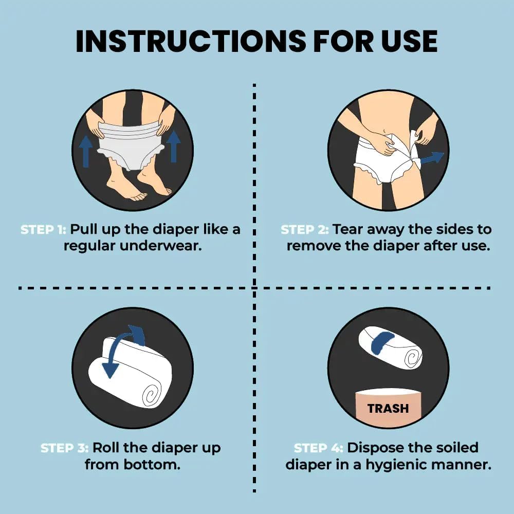 X-Large Disposable Incontinence Pull-Ups 16 Count L30448