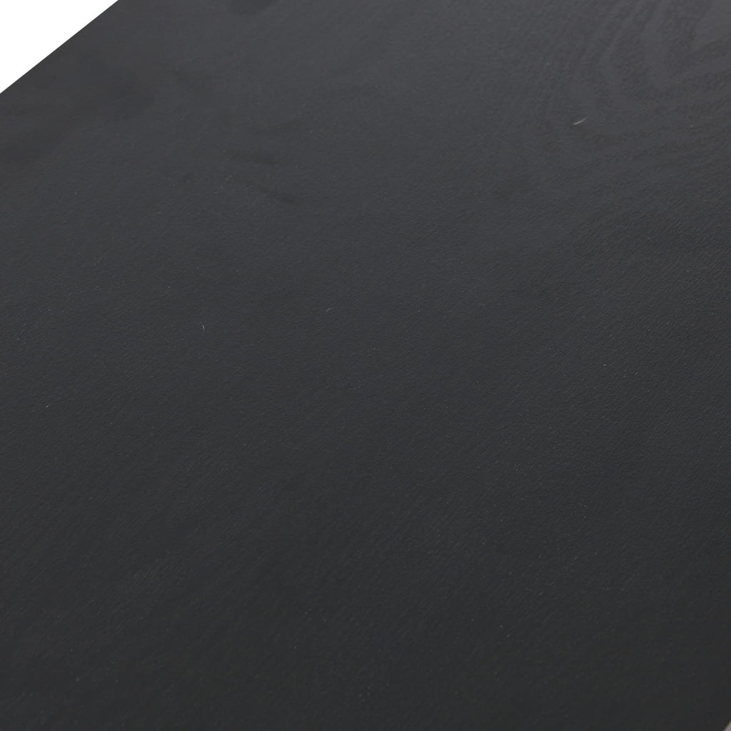 Black Oak Finish Coffee Table with Iron Base K186329