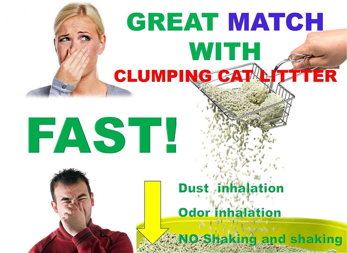 Metal Cat Litter Scoop with Holder W541560