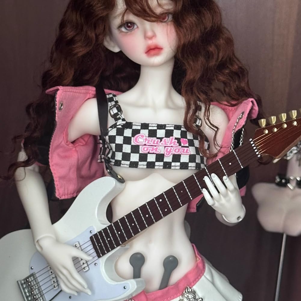 Black Miniature Bass Guitar Replica 1:4 Scale J12953