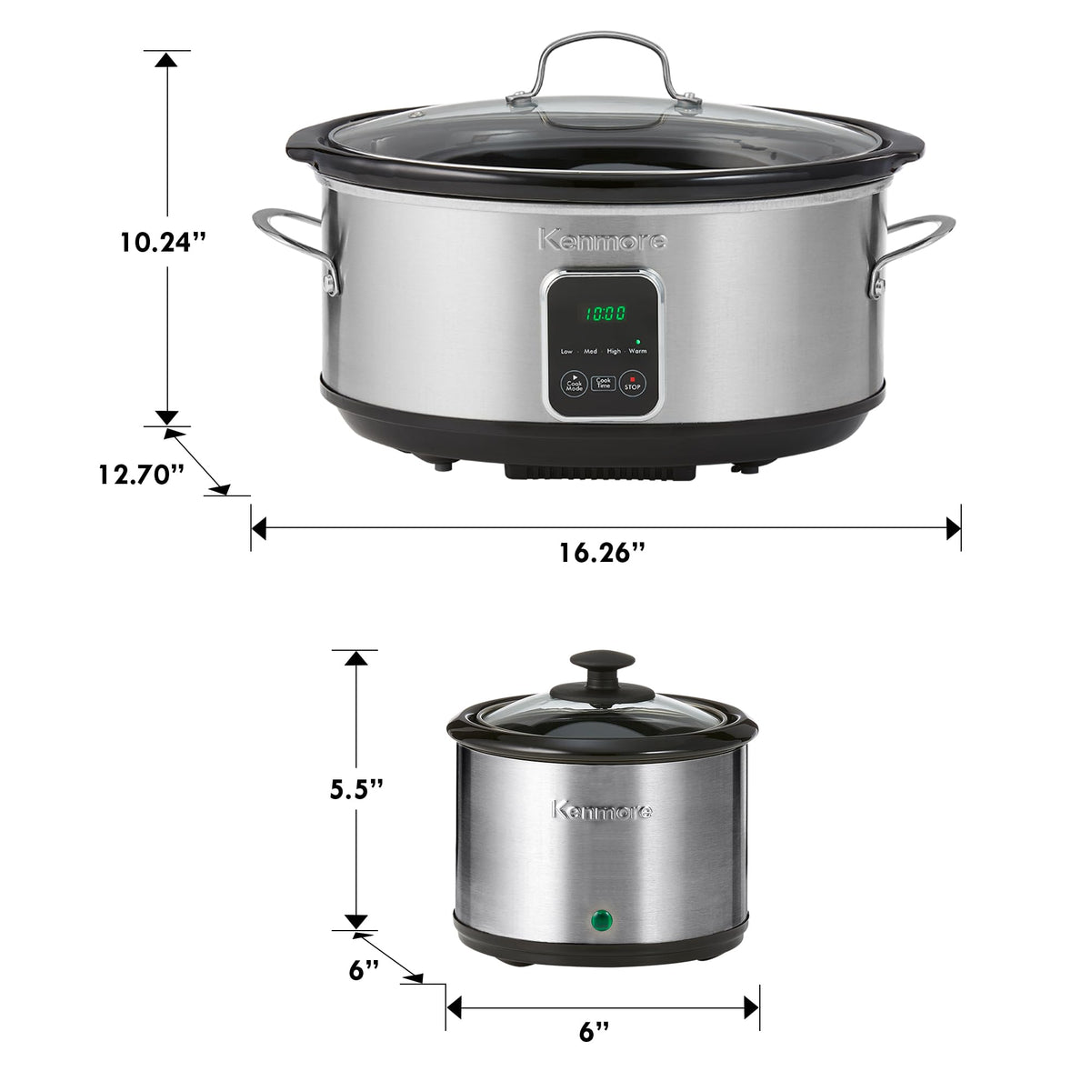 7 qt Programmable Slow Cooker with Dipper Y79448