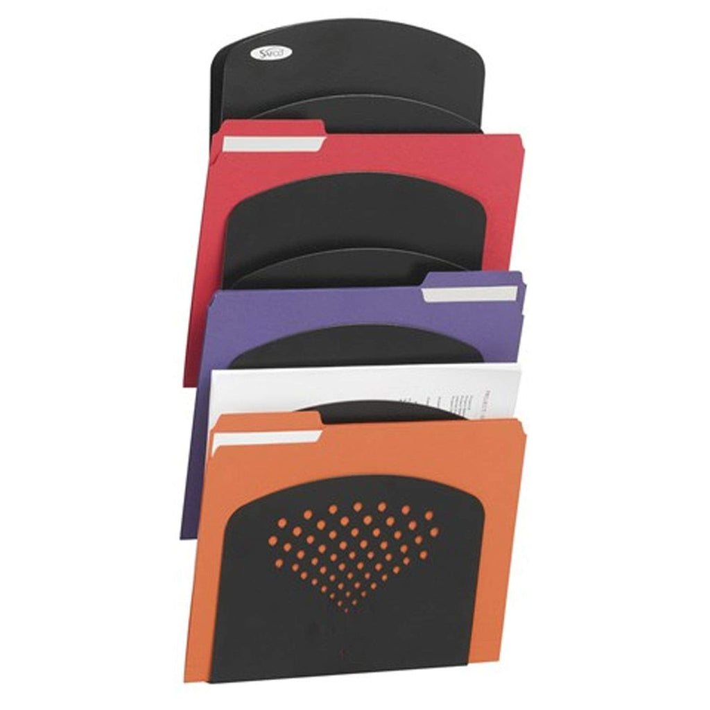 Wall Mounted 7 Pocket Steel Literature Organizer F46260