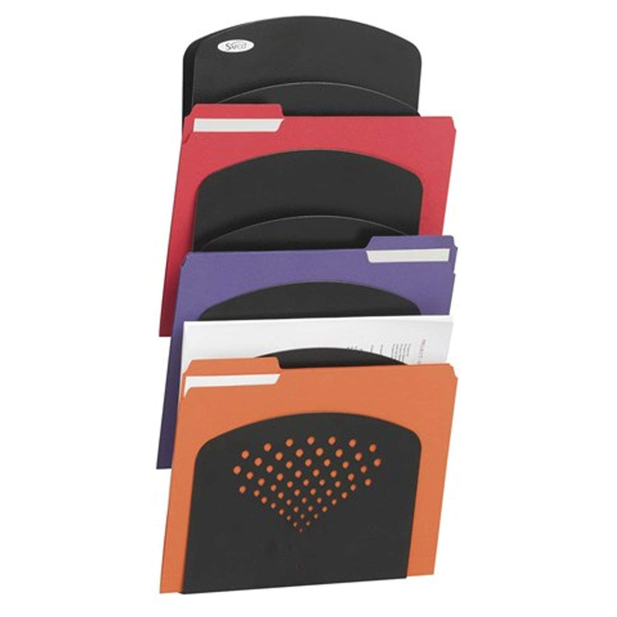 Wall Mounted 7 Pocket Steel Literature Organizer F46260