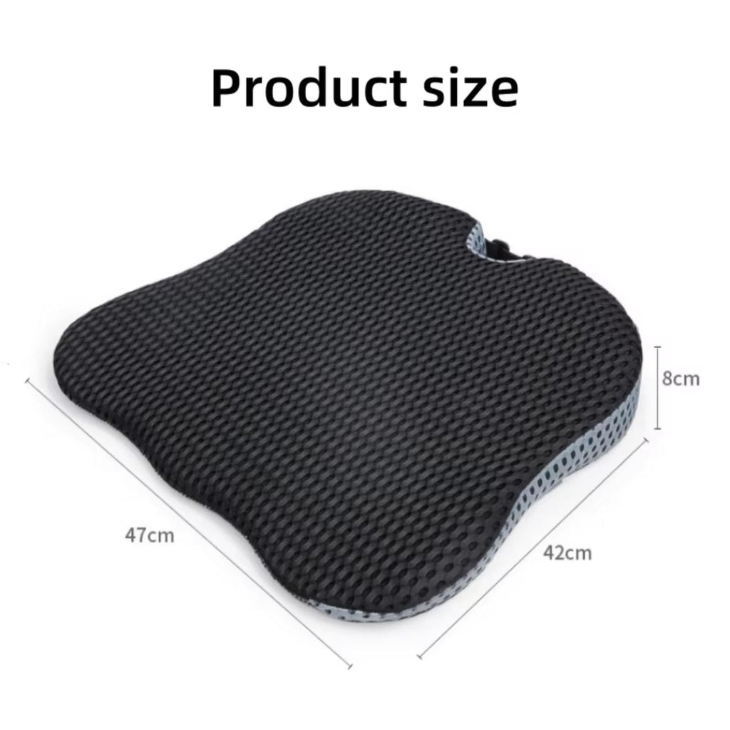Grey Memory Foam Car Seat Booster Cushion F867
