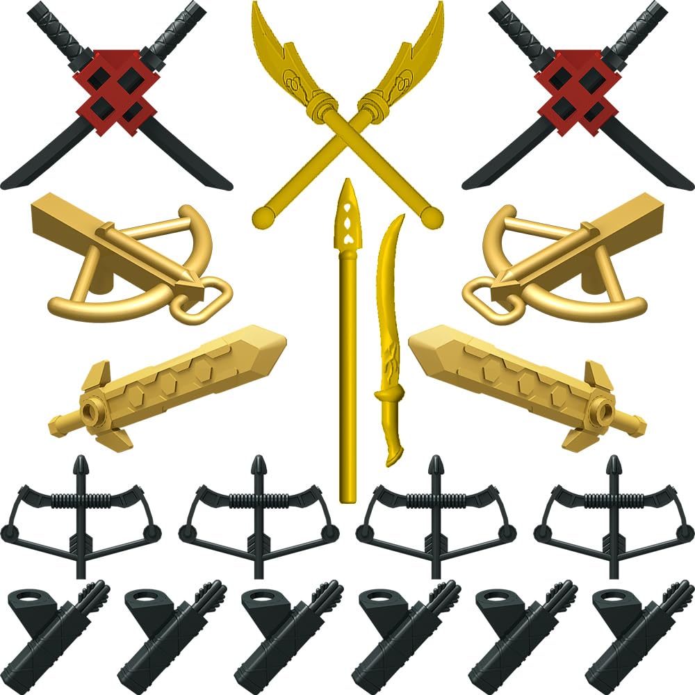 Minifigures Accessories Kit Knight Weapons Set B846