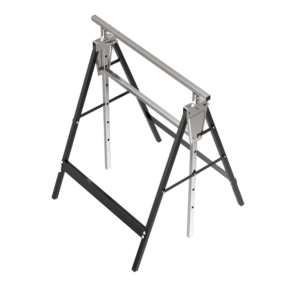 2 Pack Folding Adjustable Heavy Duty Saw Horses 330 lbs Capacity O790732