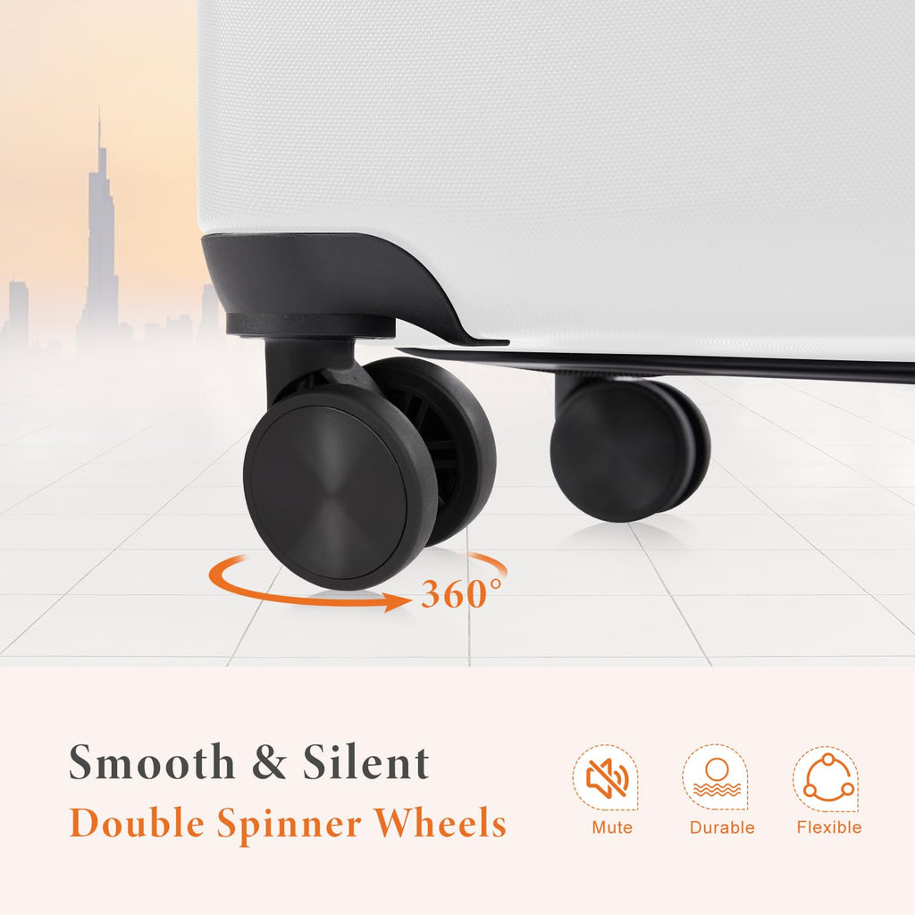 20 Inch Carry On Luggage with Spinner Wheels V228