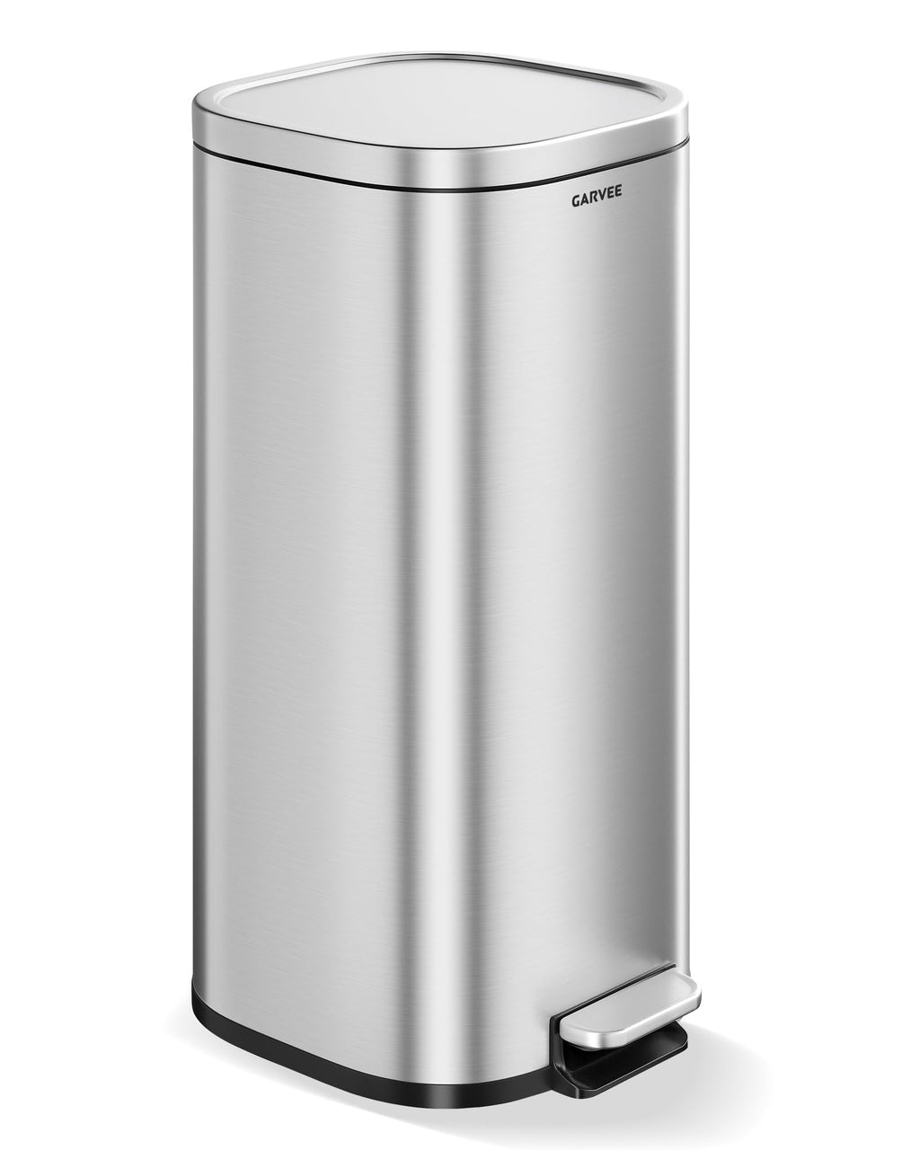 8 Gal Stainless Steel Kitchen Trash Can G584