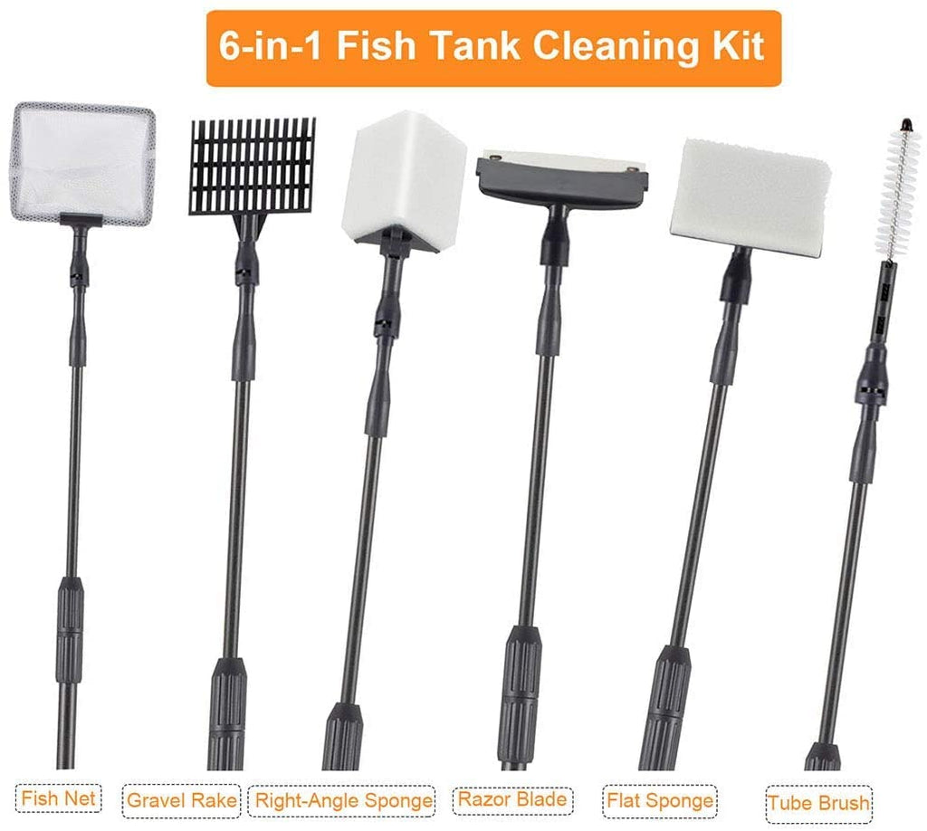 6 in 1 Aquarium Cleaning Tool Kit W984