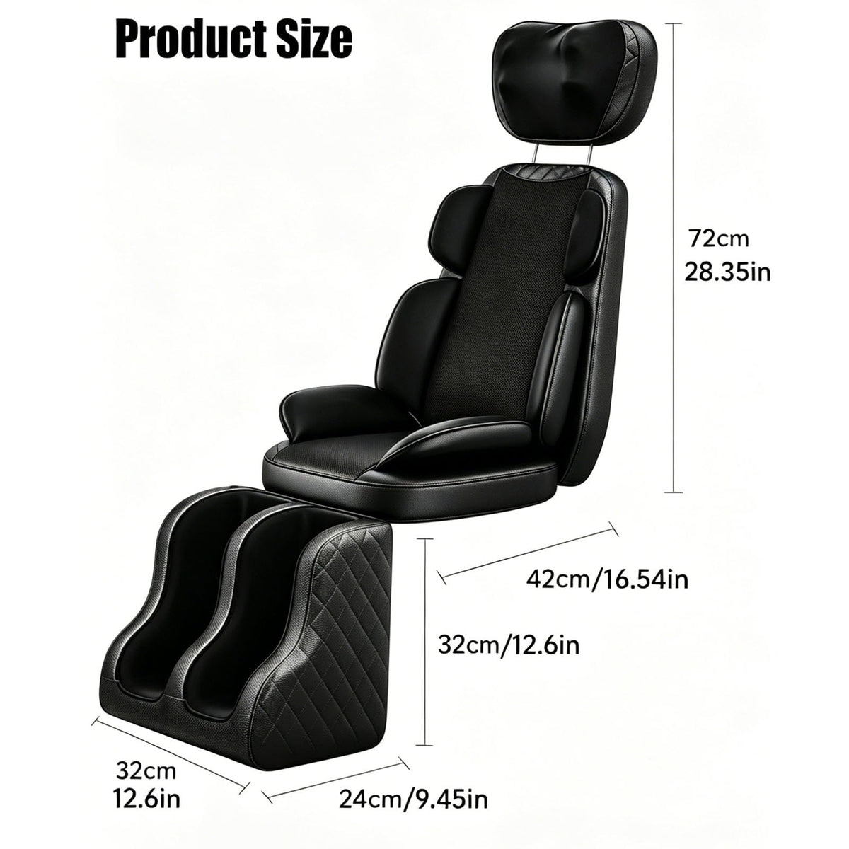 Heated Vibration Full Body Massage Mat N903