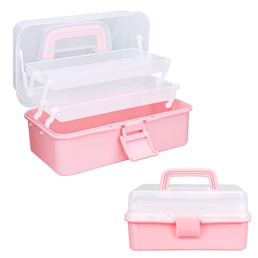 10 Inch 3 Layer Tackle Box Organizer with 2 Trays D681