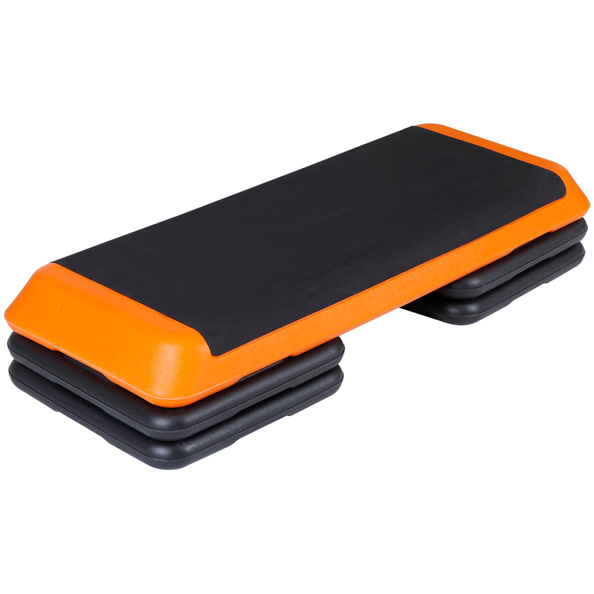 43'' Adjustable Aerobic Step Platform with 4 Stackable Risers F4127