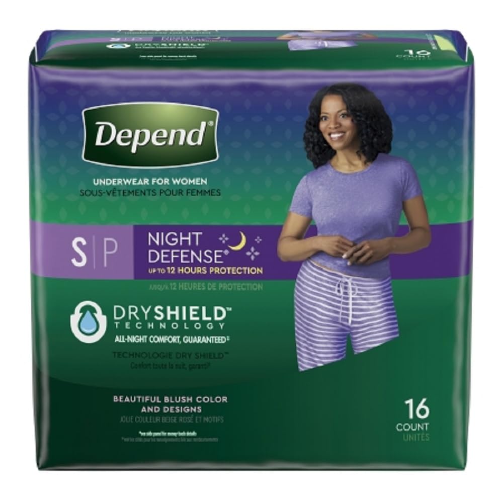Incontinence Overnight Underwear for Women, 16 Count Q9740