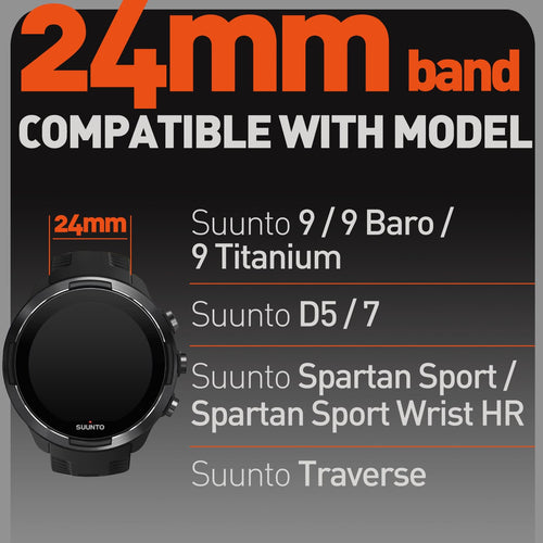 24mm Nylon Sports Watch Band U911