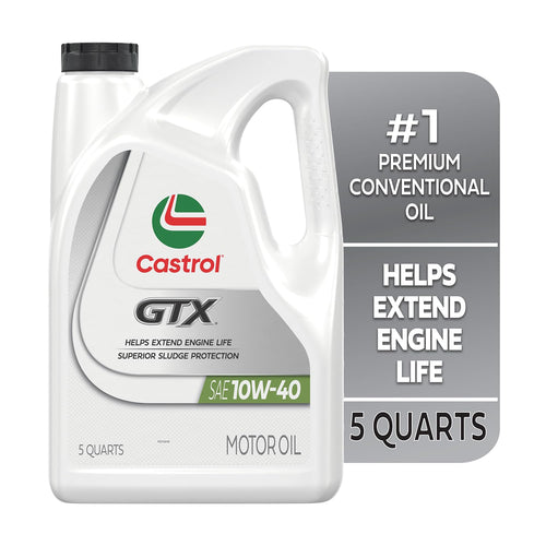 10W-40 Conventional Motor Oil, 5 Quarts K412019