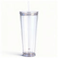 24oz Insulated Tumbler with Lid and Straw Y8838