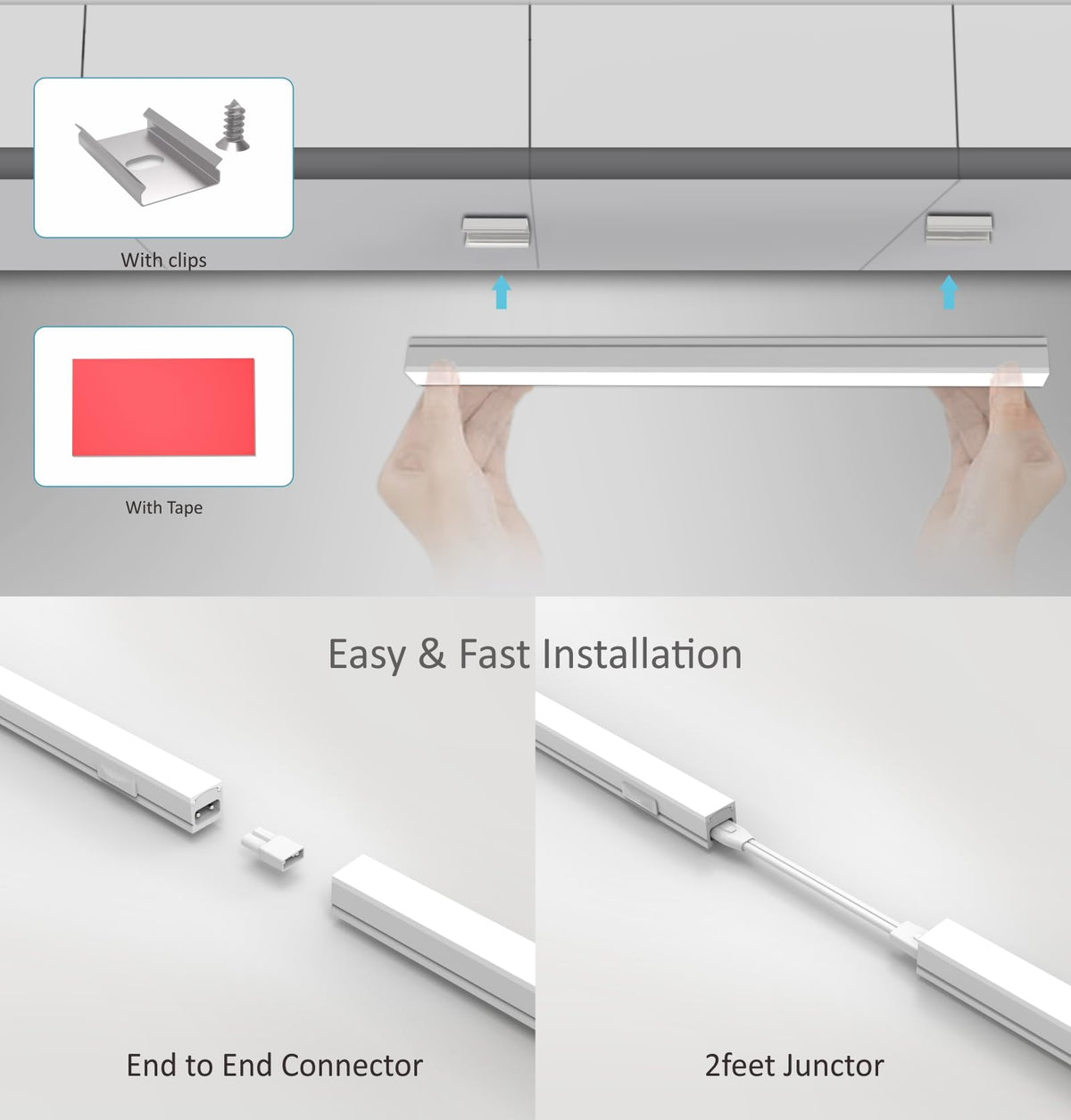 24 Inch Linkable LED Under Cabinet Lighting T72594