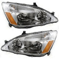 Headlight Set Left Right Clear Lens Q9620