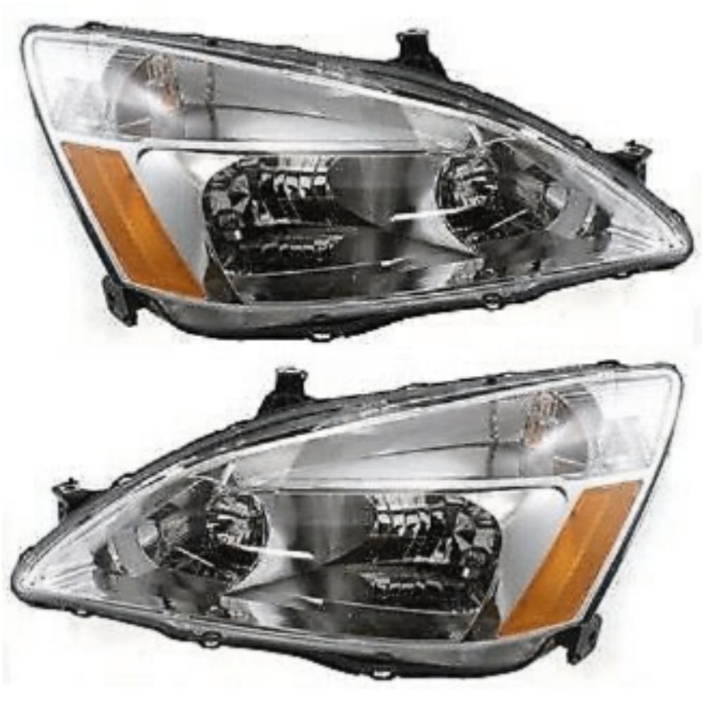 Headlight Set Left Right Clear Lens Q9620