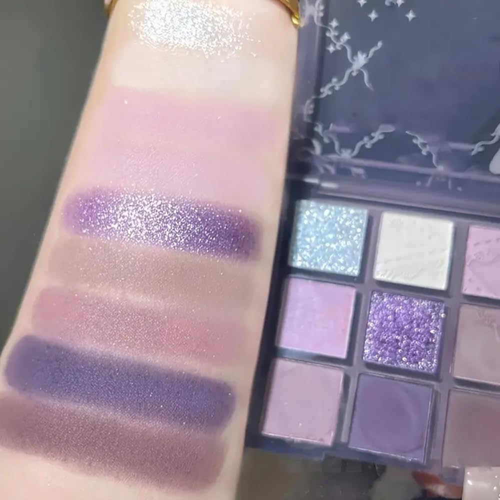 Taupe Eyeshadow Palette Set Matte Glitter Shimmer Natural Finish Z6099