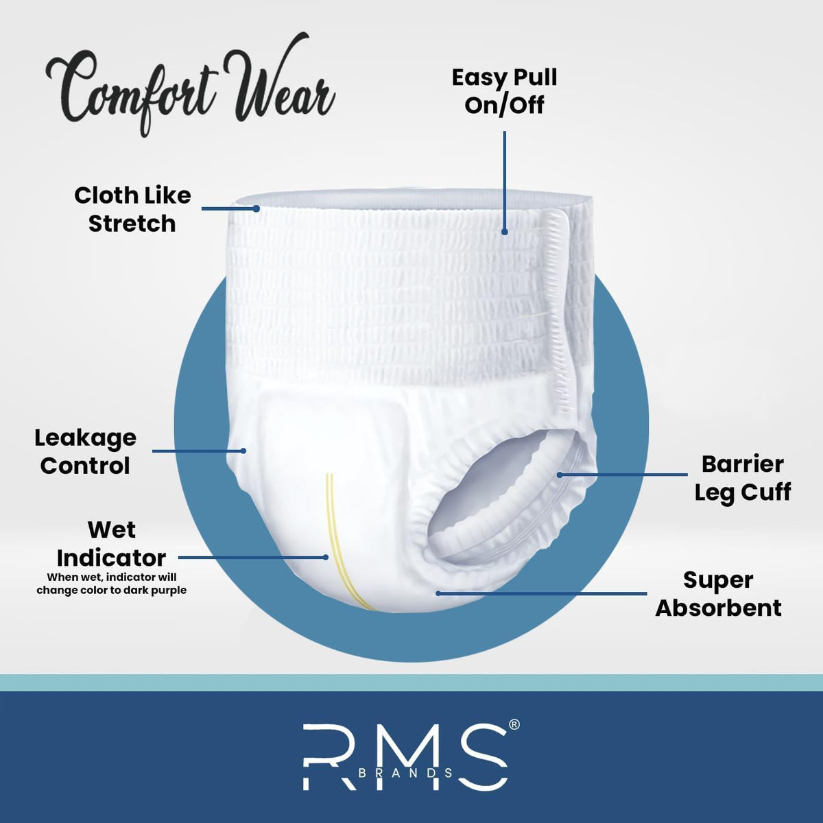 X-Large Disposable Incontinence Pull-Ups 16 Count L30448
