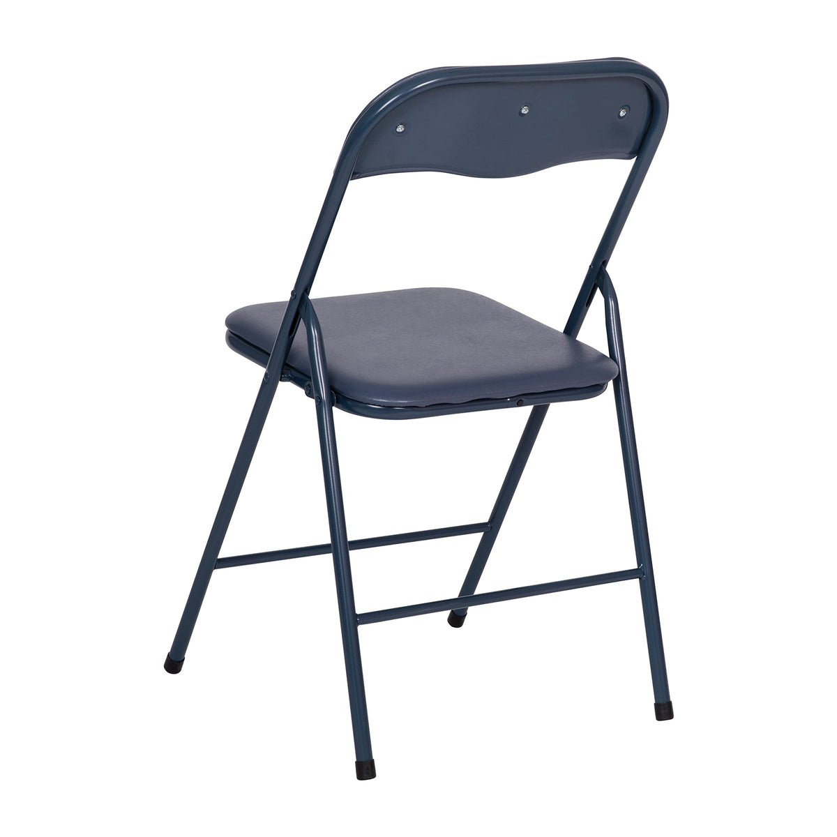 Navy Square Folding Card Table and Chairs Set Z407395