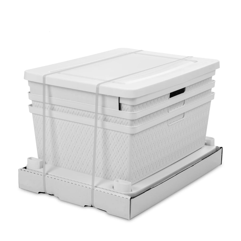 White 3 Drawer Plastic Storage Organizer G101942