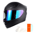 DOT Full Face Motorcycle Helmet Matte Black C3231