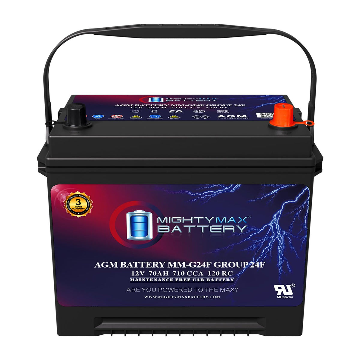 12V 70Ah AGM Replacement Battery X273