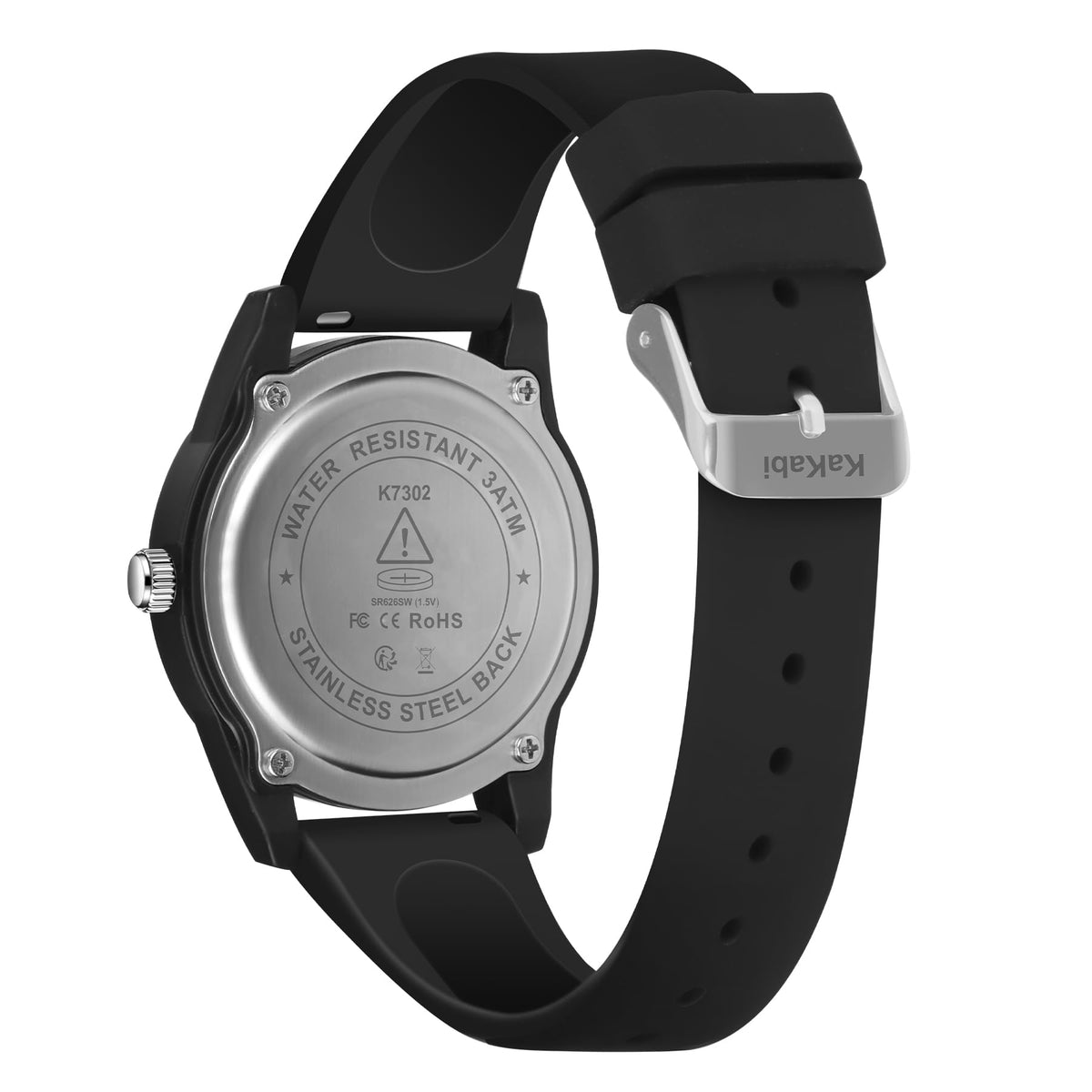 Mens Womens Quartz Silicone Strap Military Wristwatch D63754