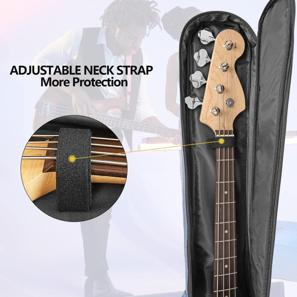 Blue Soft Electric Bass Guitar Gig Bag P3410