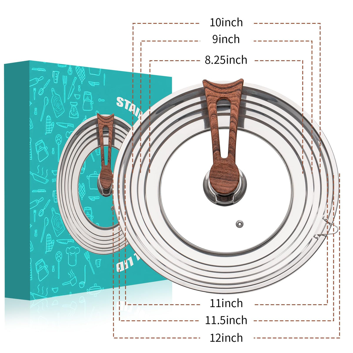 Universal Pan Lid with Tempered Glass G108784