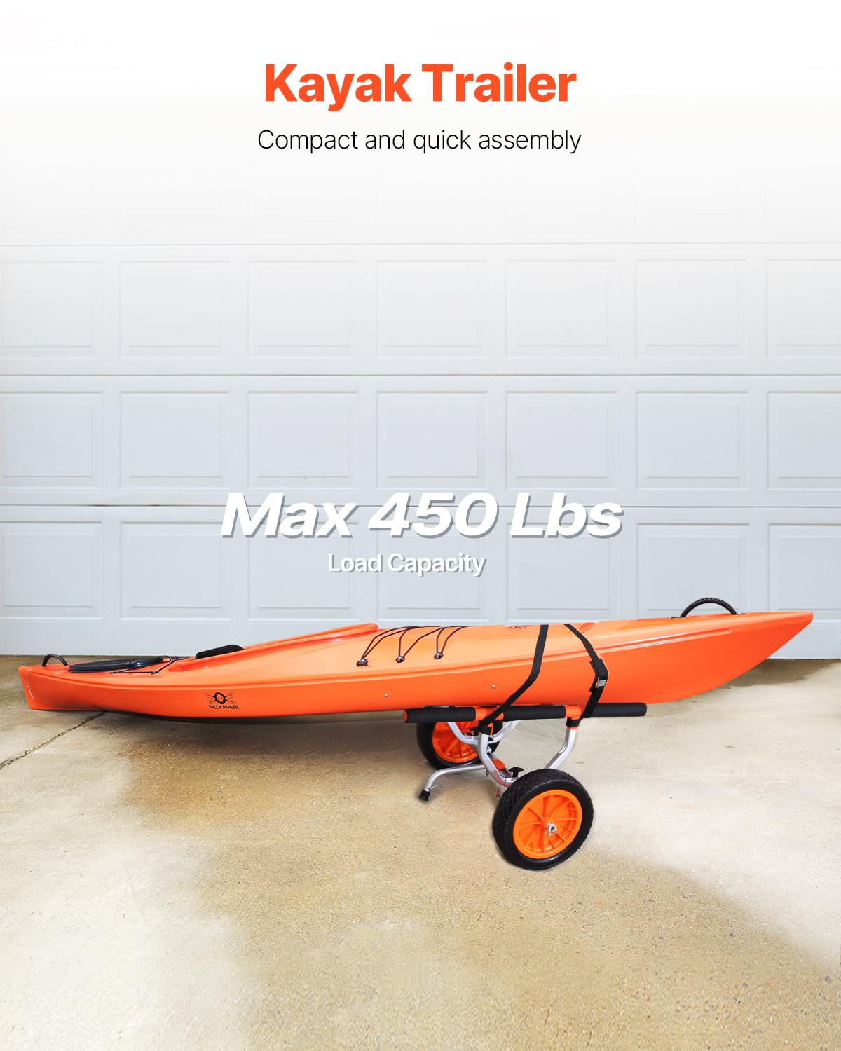 Heavy Duty 450 lbs Kayak Cart F711547