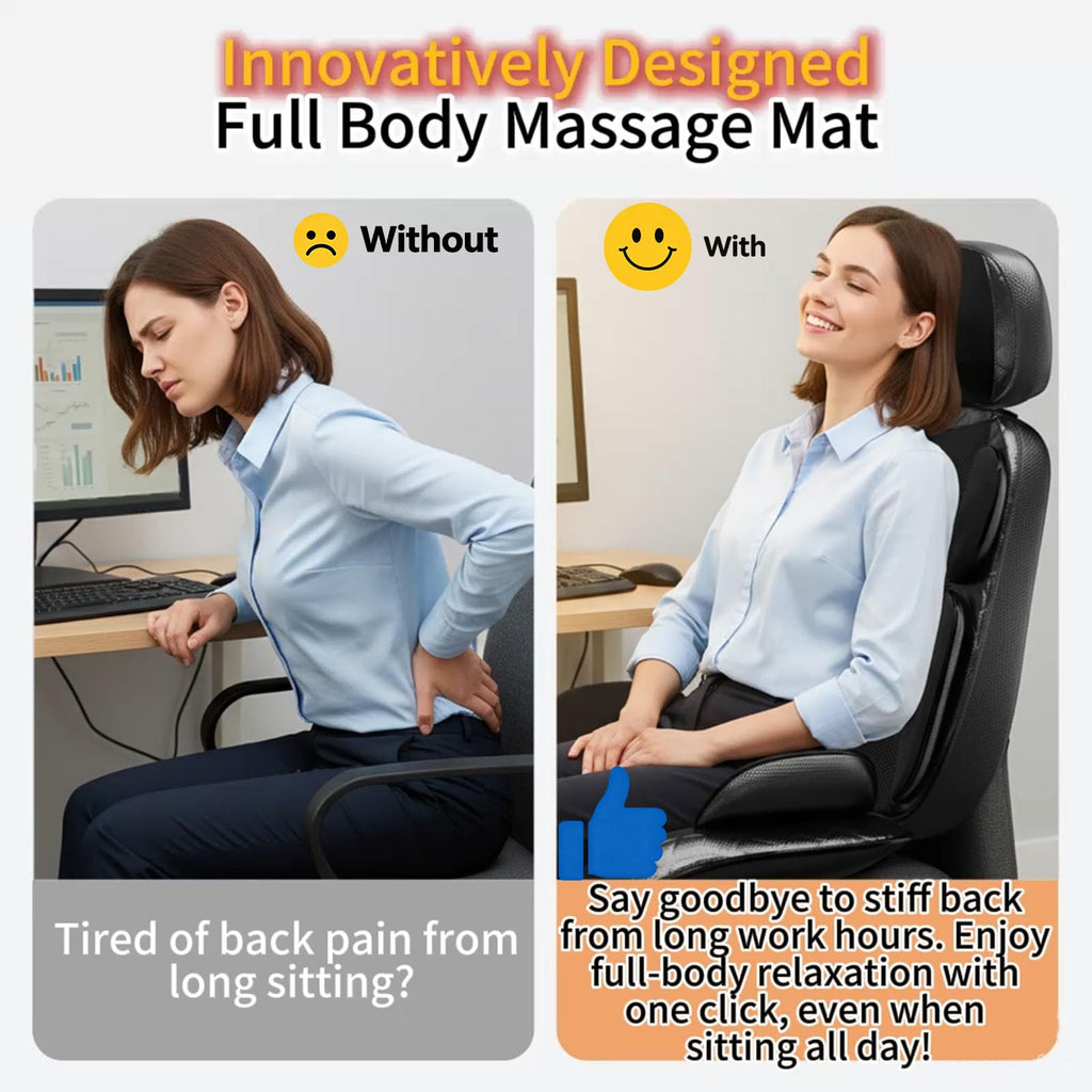 Heated Vibration Full Body Massage Mat N903